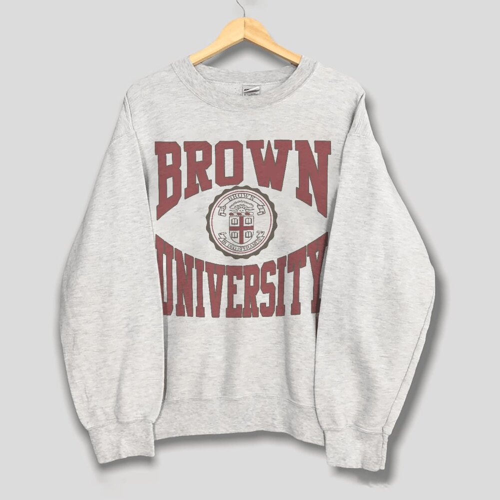 Vintage 90s Brown University Crewneck Shirt, BU Brown University College Shirt